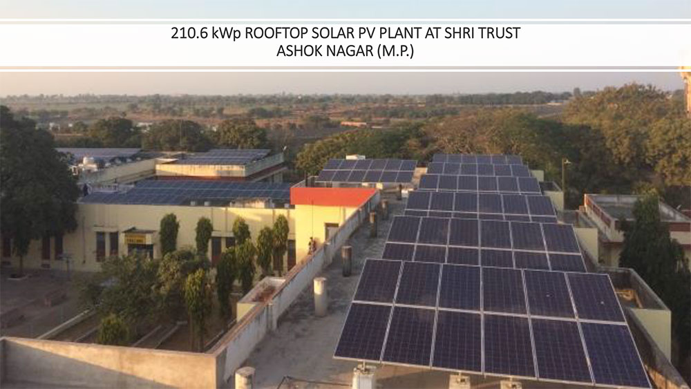 210.6Kwp Rooftop At Ashok Nagar (M.P.)