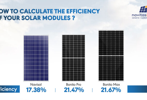 How to calculate the efficiency of Solar Modules?