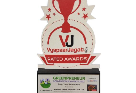 Green Trend Setter Award at Greenpreneur Convention & Awards by Vyapaar Jagat, 2022