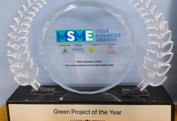 Navitas Green Solution Pvt. Ltd. is awarded with  “Green Project of the Year award” at the MSME India Business Awards & Tech India Transformation Awards organized by Industrylive – 2022
