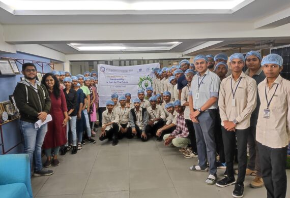 An Industrial visit was arranged at Navitas Solar & Renon India Pvt. Ltd. for students of R N G Patel Institute of Technology, Bardoli on 29th December, 2022