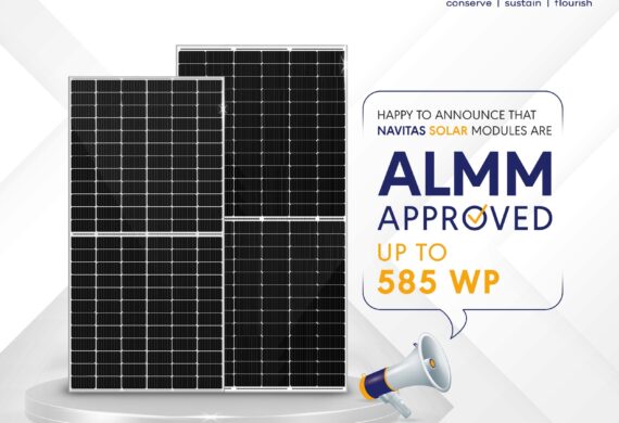 Navitas Solar is elated to share that our Modules are ALMM (Approved List of models and manufacturers ) approved up to 585 Wp