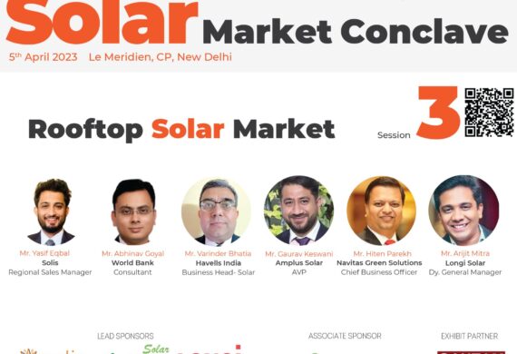 Mr. Vineet Mittal, Director & Co-Founder, Navitas Solar & Mr. Hiten Parekh, Chief Business Officer, Navitas Solar had wonderful experience as panelists at India Solar Market Conclave in PV Manufacturing & Rooftop Solar Market respectively.