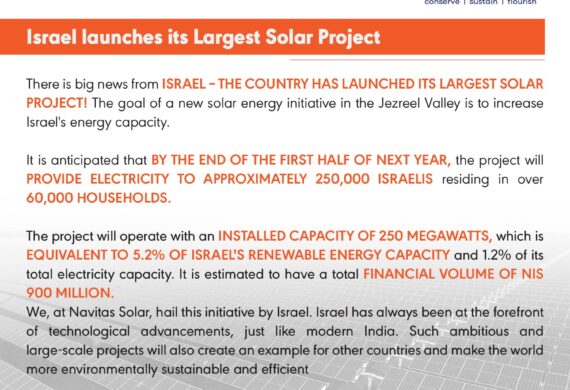 Israel launches its largest solar project
