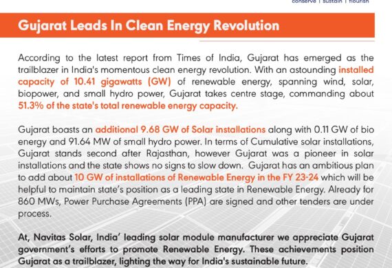 Gujarat Leads In Clean Energy Revolution