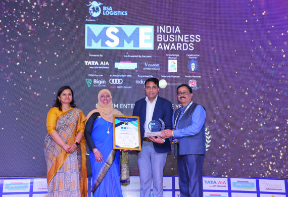 Navitas Solar is awarded as “Medium Enterprise of the Year ” at MSME India Business Convention, Tech India Transformation Awards 2023 organized by Industrylive – 2023