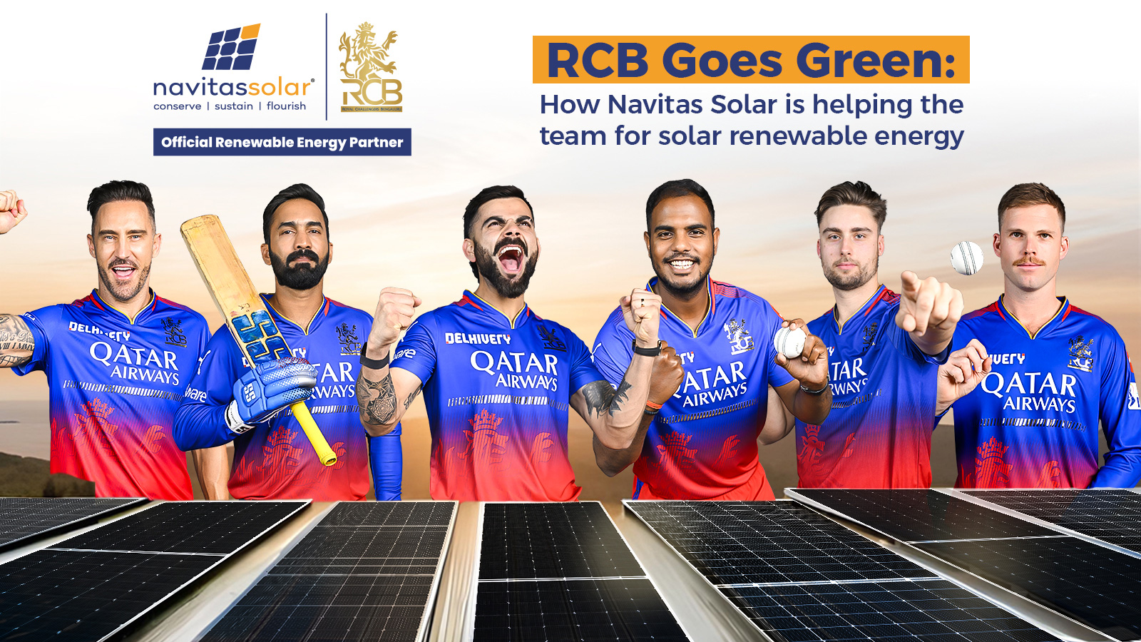 Royal Challengers Bangalore Go Green with Solar Renewable Energy